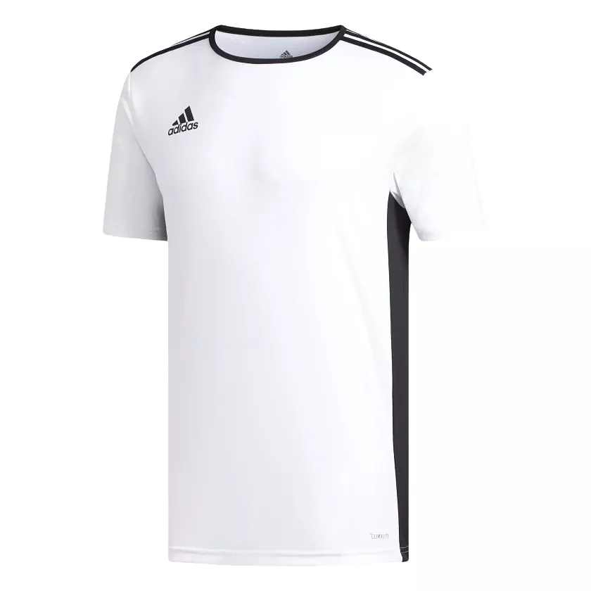 10 x Adidas Mens Entrada 18 White/Black Football/Soccer Athletic Jersey