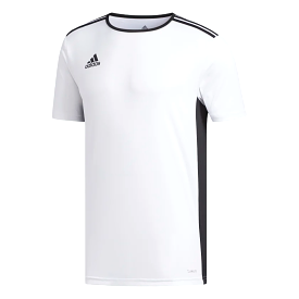 10 x Adidas Mens Entrada 18 White/Black Football/Soccer Athletic Jersey