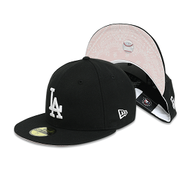 [12731574] LA Dodgers Paisley Bottom Black Men's Hat