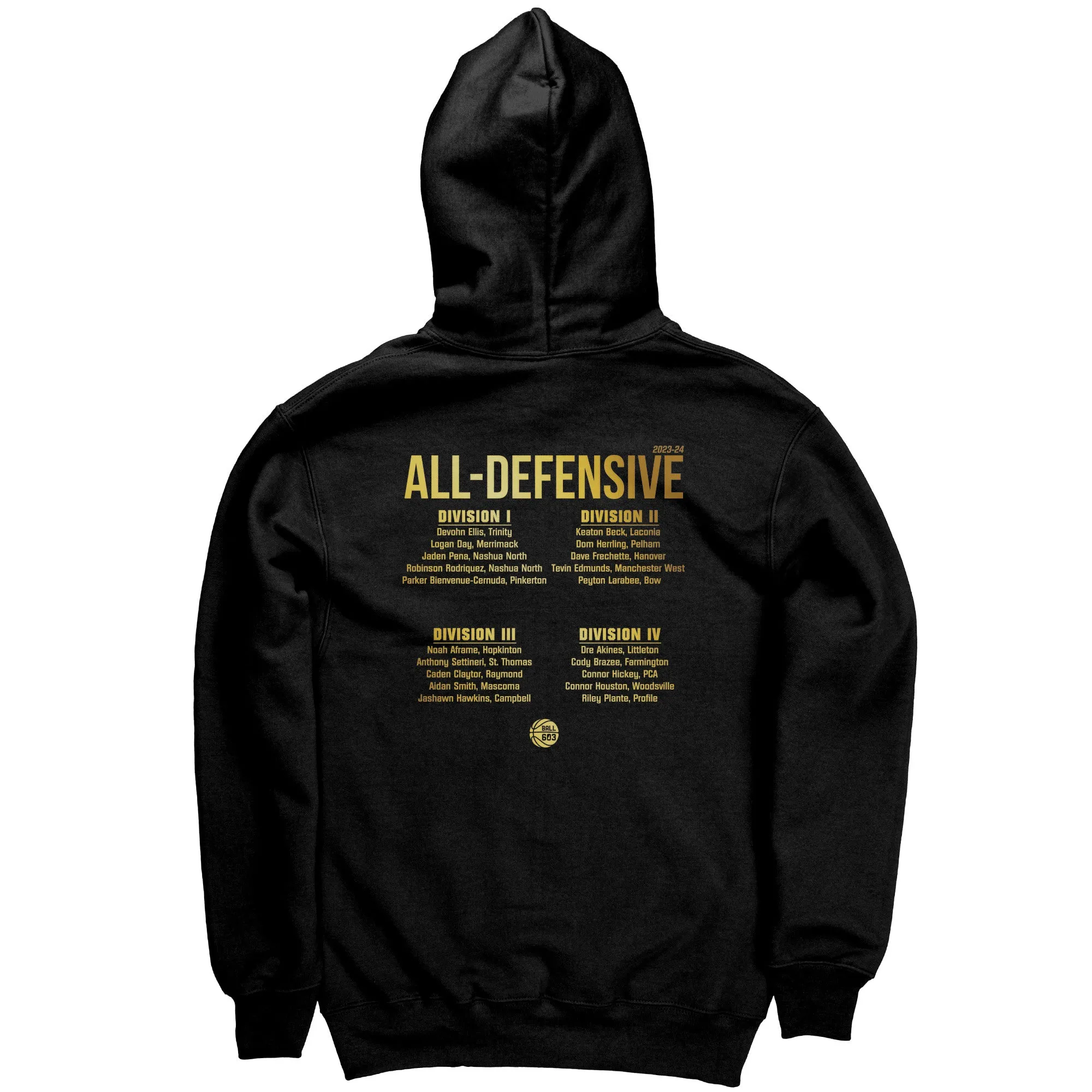 2024 Boys All-Defense: Port & Co Youth Hoodie