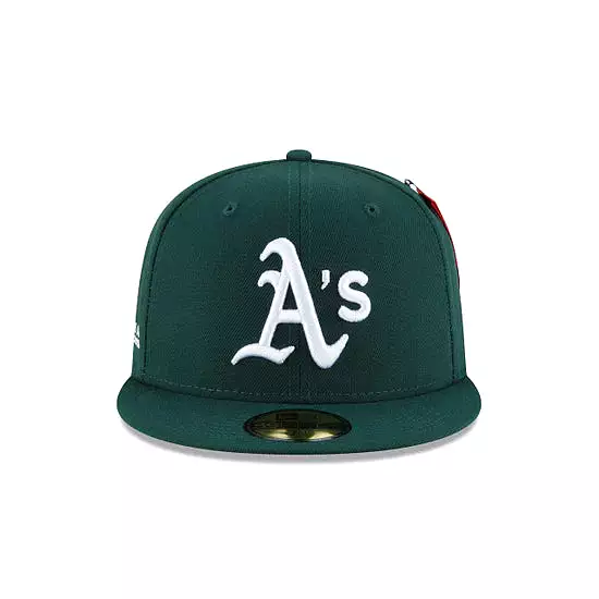 [60194100] Oakland Athletics Alpha Industry Green 59FIFTY Men's Fitted Hat