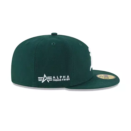 [60194100] Oakland Athletics Alpha Industry Green 59FIFTY Men's Fitted Hat