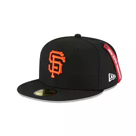 [60194104] San Francisco Giants Alpha Industry Black 59FIFTY Men's Fitted Hat