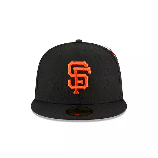 [60194104] San Francisco Giants Alpha Industry Black 59FIFTY Men's Fitted Hat