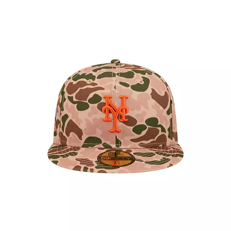 [60237949] New York Mets 86 WS Camo 59FIFTY Men's Fitted Hat