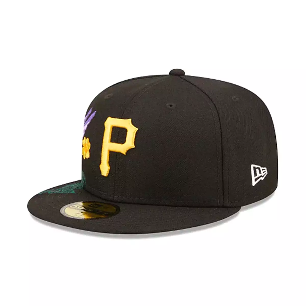 [60243429] Pittsburgh Pirates Blooming Black 59FIFTY Men's Fitted Hat