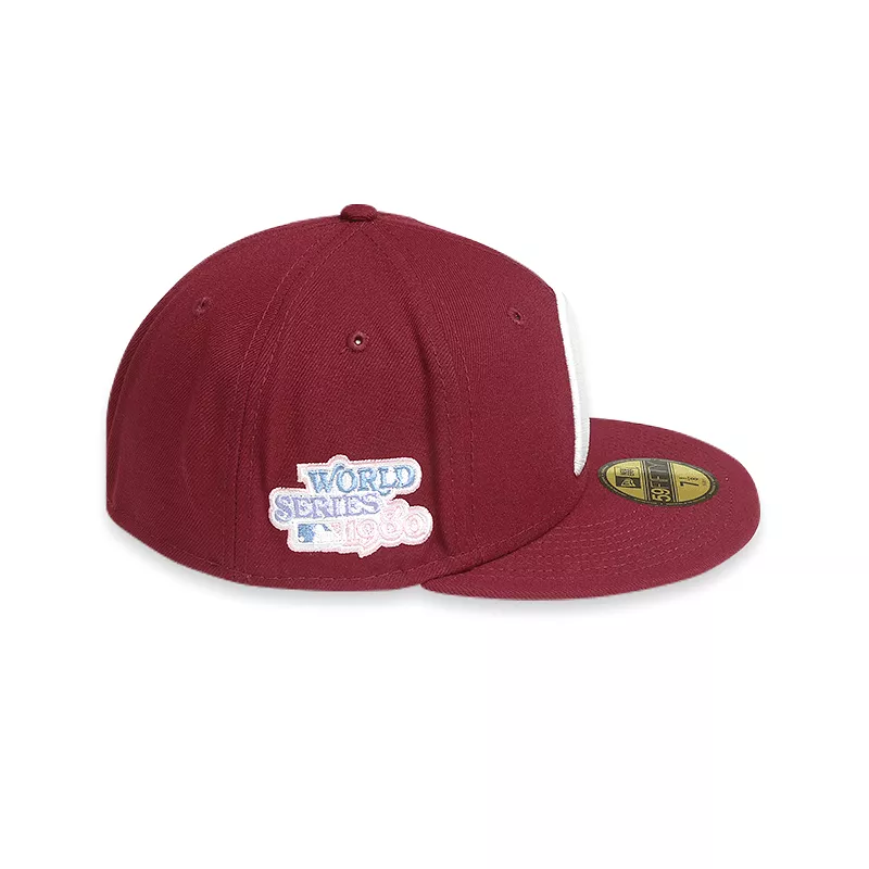 [60243502] Philadelphia Phillies POP SWEAT WS 80 Burgundy 59FIFTY Men's Fitted Hat