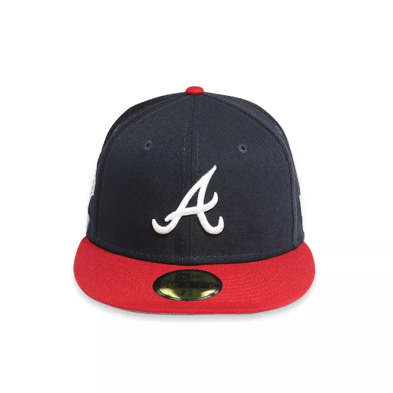 [60243505] Atlanta Braves 98 WS POP SWEAT Navy 59FIFTY Men's Fitted Hat