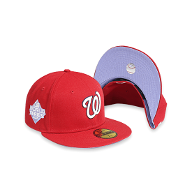 [60243517] Washington Nationals 19 WS POP SWEAT Red 59FIFTY Men's Fitted Hat