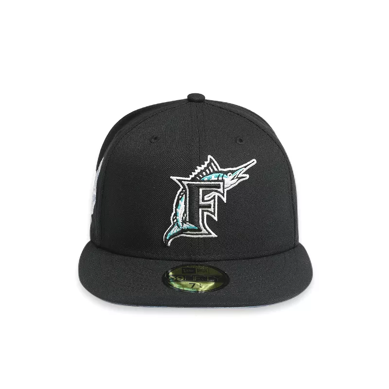 [60243518] Florida Marlins 97 WS POP SWEAT Black 59FIFTY Men's Fitted Hat