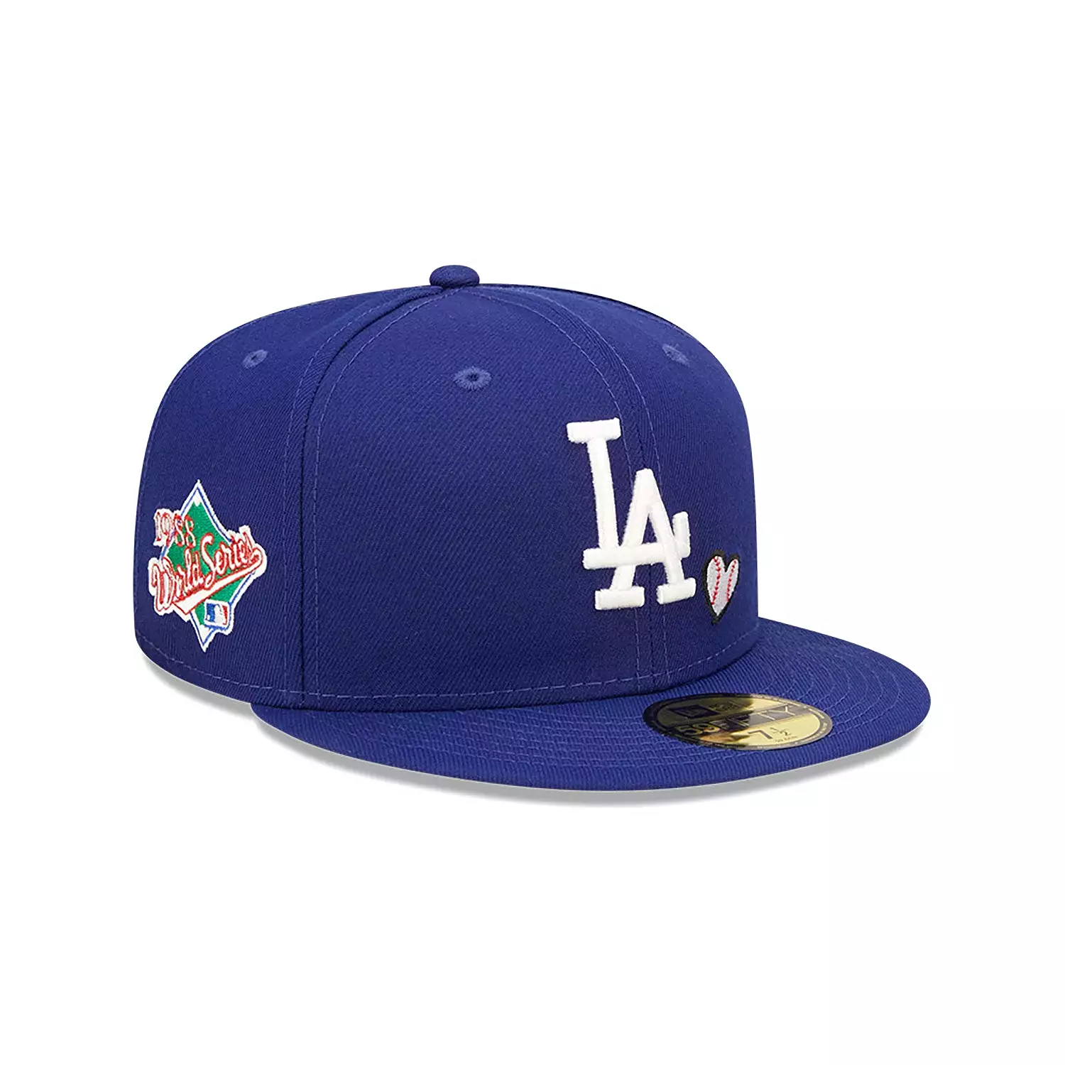 [60243669] Los Angeles Dodgers 88 WS Team Heart Blue 59FIFTY Men's Fitted Hat