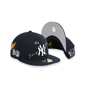 [60243726] New York Yankees Scribble Navy 59FIFTY Men's Fitted Hat