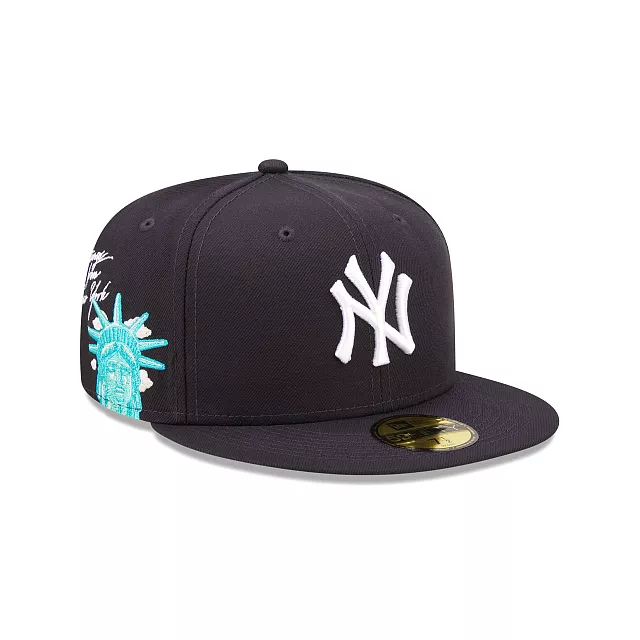 [60243748] New York Yankees Cloud Icon Navy 59FIFTY Men's Fitted Hat