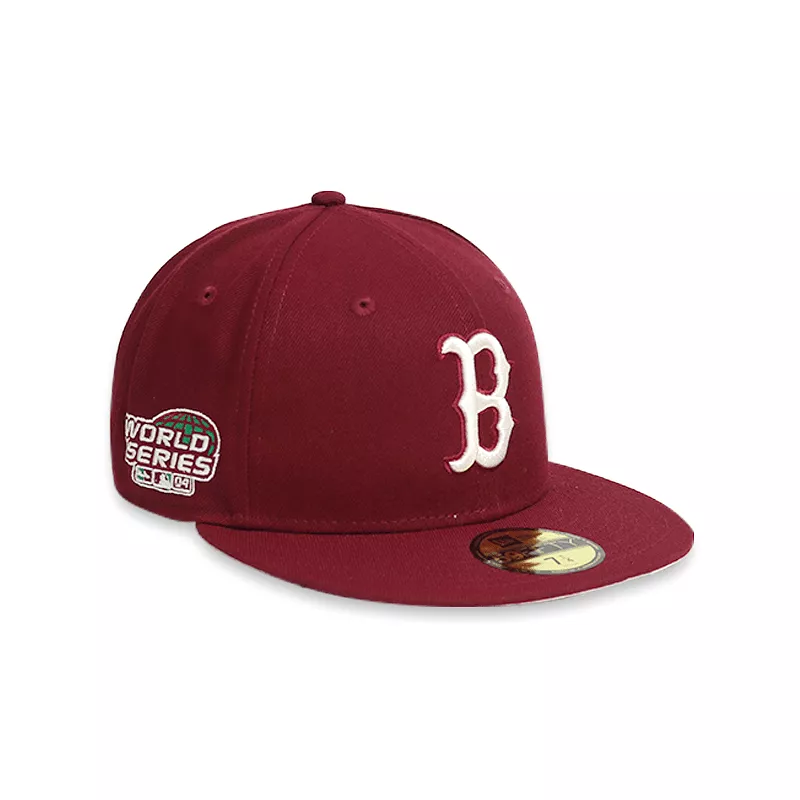 [60243840] Boston Red Sox 04 WS STATE FRUIT Red 59FIFTY Men's Fitted Hat