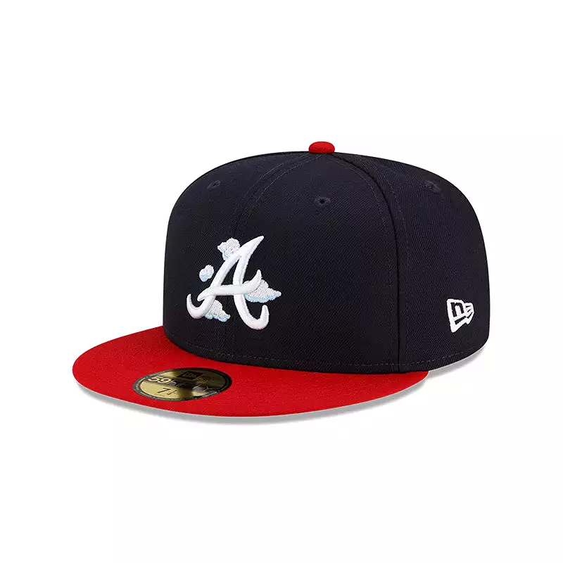 [60243843] Atlanta Braves 95 WS Navy 59FIFTY Men's Fitted Hat