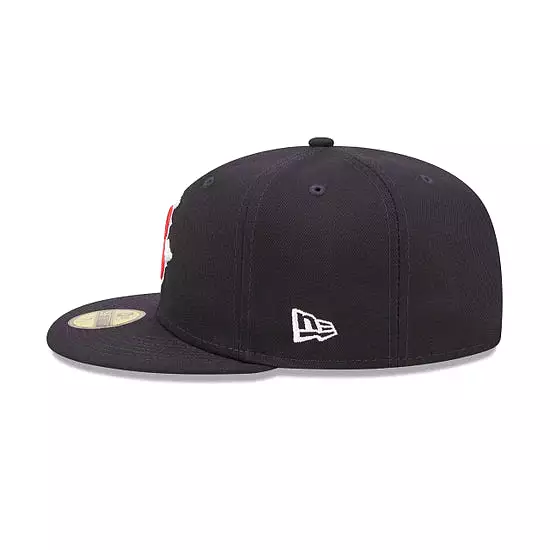 [60243844] Boston Red Sox 04 WS Comic Cloud Navy 59FIFTY Men's Fitted Hat