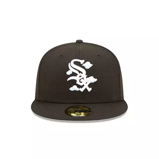 [60243847] Chicago White Sox 05 WS Comic Cloud Black 59FIFTY Men's Fitted Hat