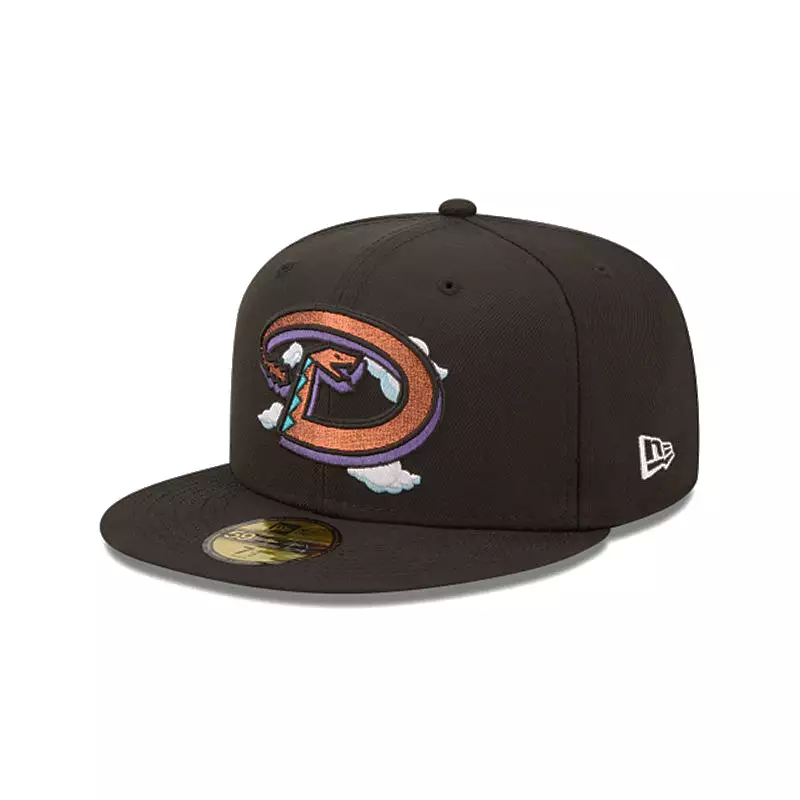 [60243854] Arizona Diamondbacks 01 WS Black 59FIFTY Men's Fitted Hat