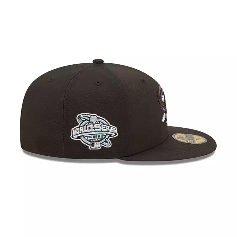 [60243854] Arizona Diamondbacks 01 WS Black 59FIFTY Men's Fitted Hat