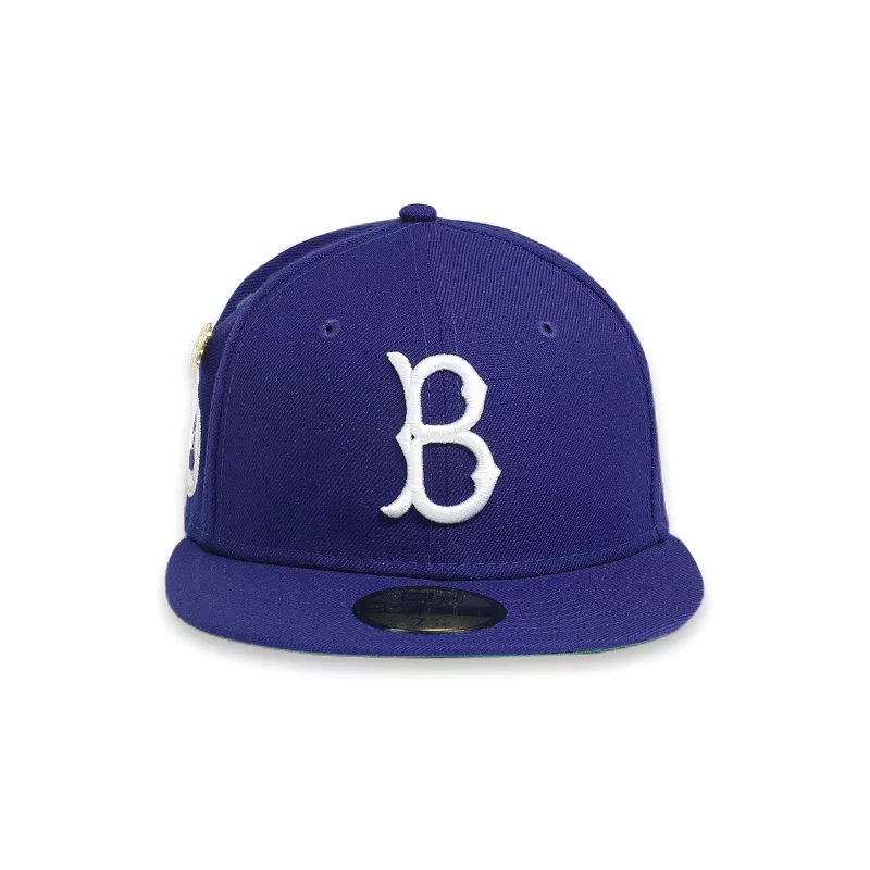 [60244520] Brooklyn Dodgers Logo History Blue 59FIFTY Men's Fitted Hat