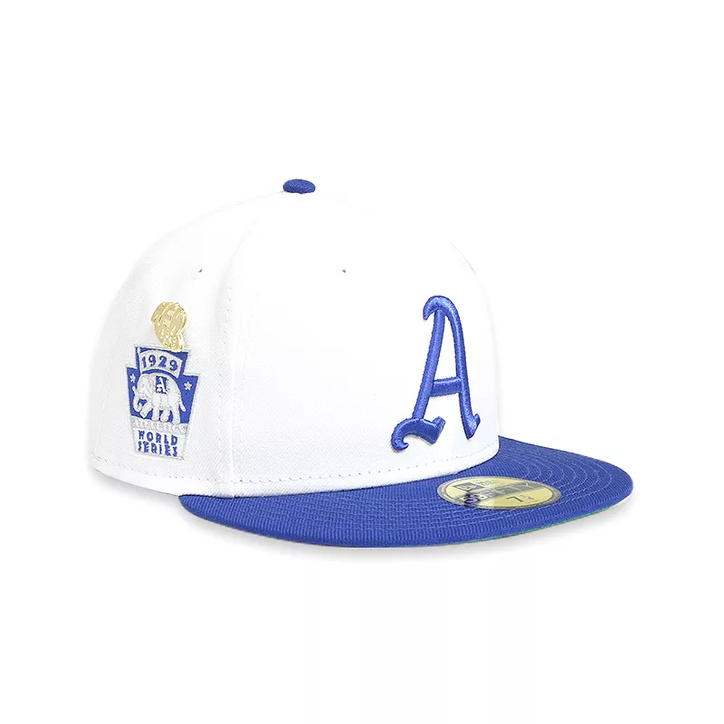 [60244528] Philadelphia Athletics LOGO History White '29 WS 59FIFTY Men's Fitted Hat