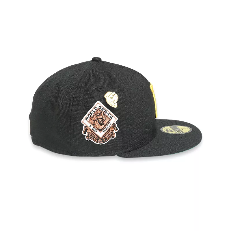 [60244531] Pittsburgh Pirates LOGO History Black 59FIFTY '60 WS Men's Fitted Hat