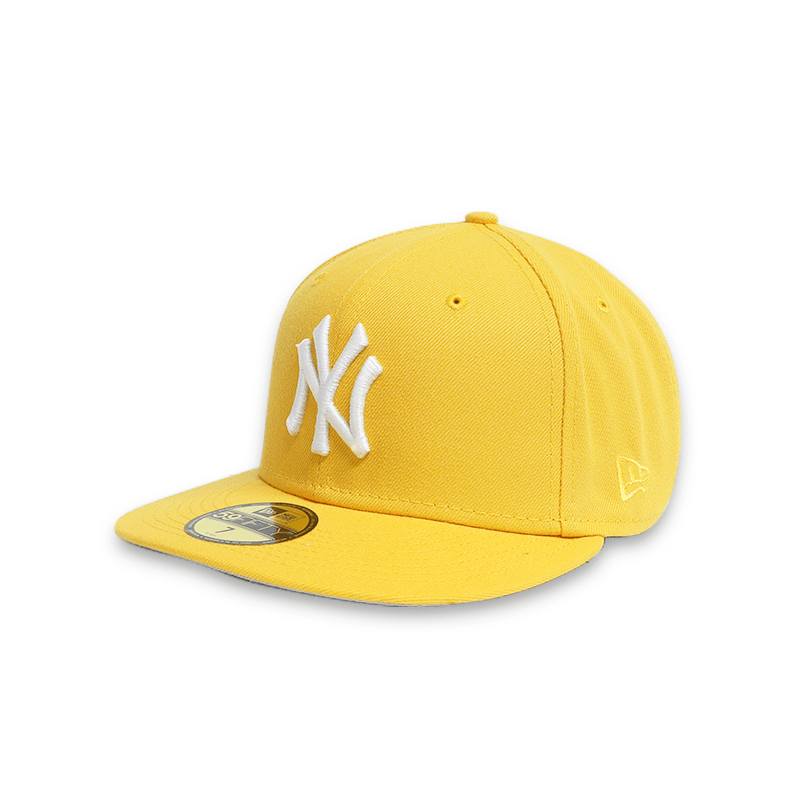 [70584846] New York Yankees 96' World Series Men's Gold Fitted Hats