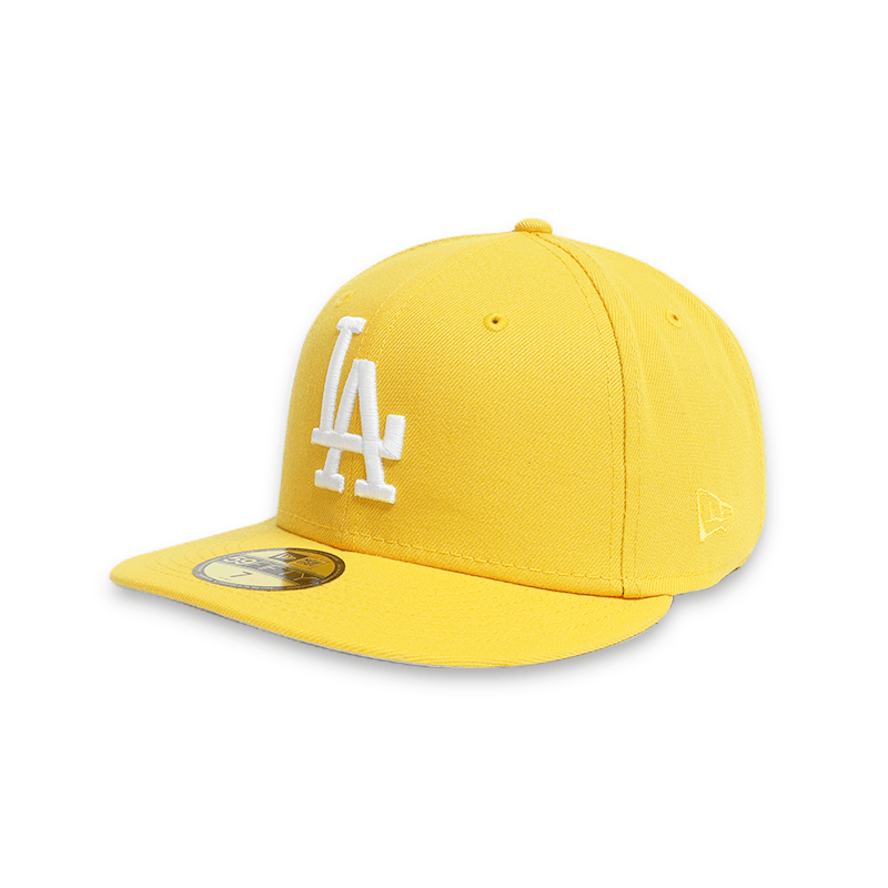 [70584847] Los Angeles Dodgers 96' World Series Men's Gold Fitted Hat