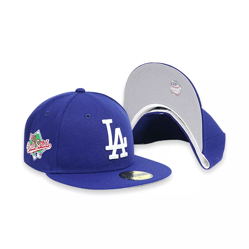 [70661323] Los Angeles Dodgers 88 WS Blue 59FIFTY Men's Fitted Hat