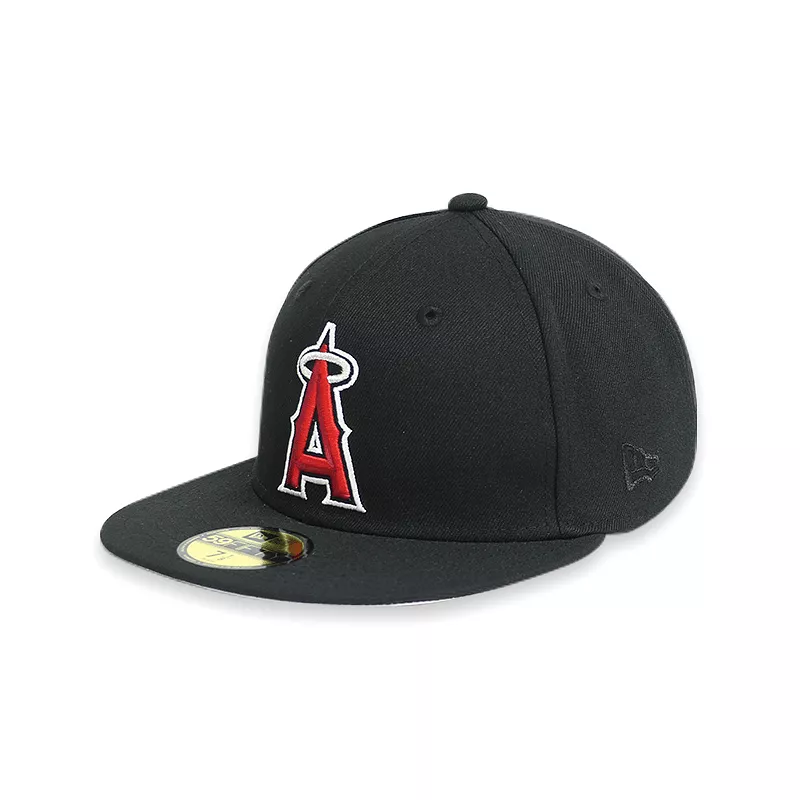 [70661330] Los Angeles Angels 02 WS Black 59FIFTY Men's Fitted Hat