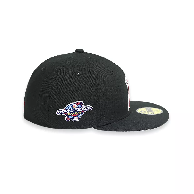 [70661330] Los Angeles Angels 02 WS Black 59FIFTY Men's Fitted Hat