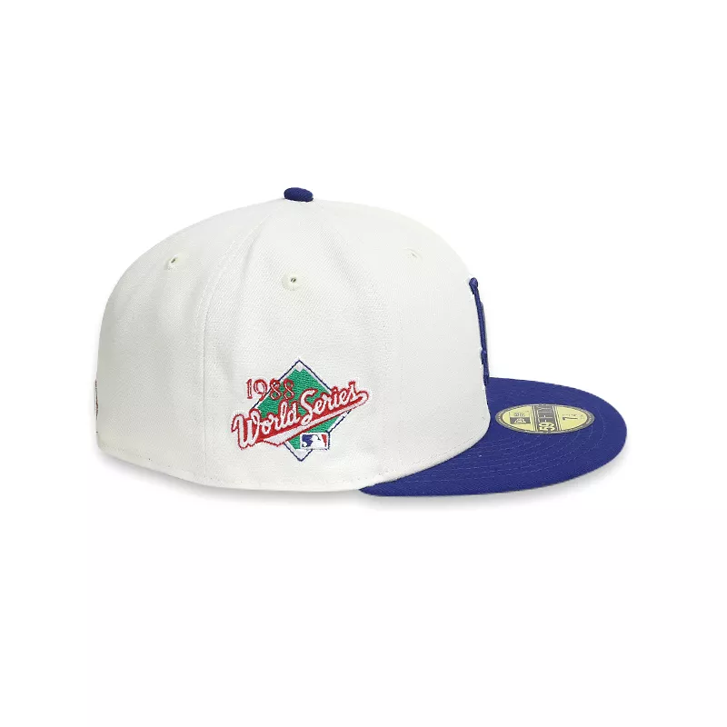 [70665603] Los Angeles Dodgers '88 WS White 59FIFTY Men's Fitted Hat