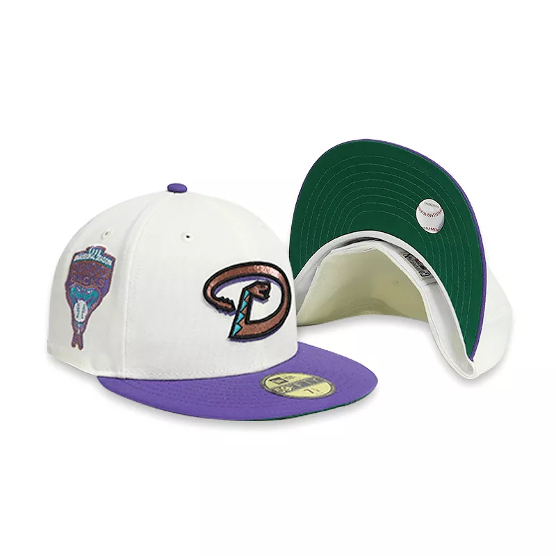 [70665607] Arizona Diamondbacks 98 Inaugural White 59FIFTY Men's Fitted Hat