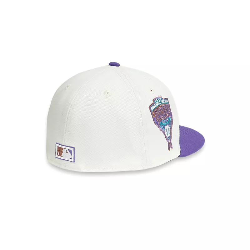 [70665607] Arizona Diamondbacks 98 Inaugural White 59FIFTY Men's Fitted Hat