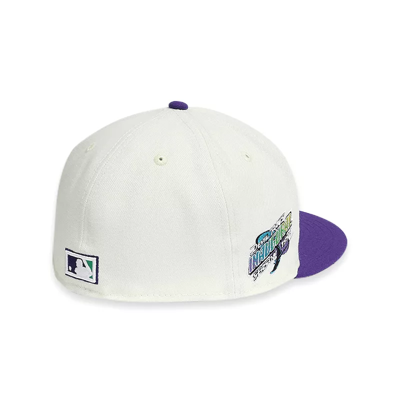 [70665623] Tampa Bay Rays '98 Inaugural White 59FIFTY Men's Fitted Hat