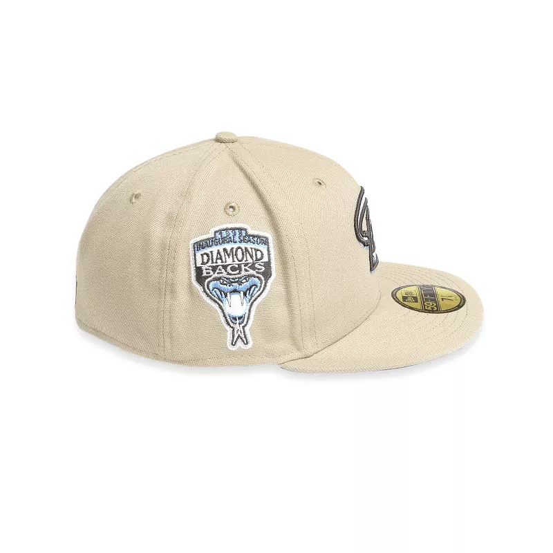 [70699249] Arizona Diamondbacks 98 Inaugural Tan 59FIFTY Men's Fitted Hat