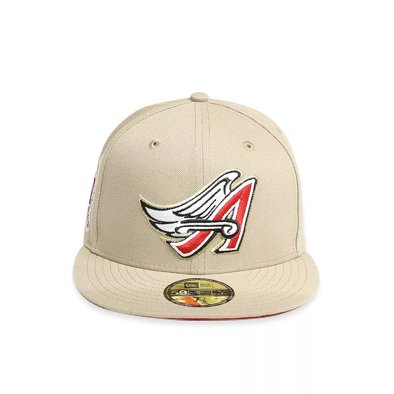 [70699251] Los Angeles Angels 50th Anniversary Tan 59FIFTY Men's Fitted Hat