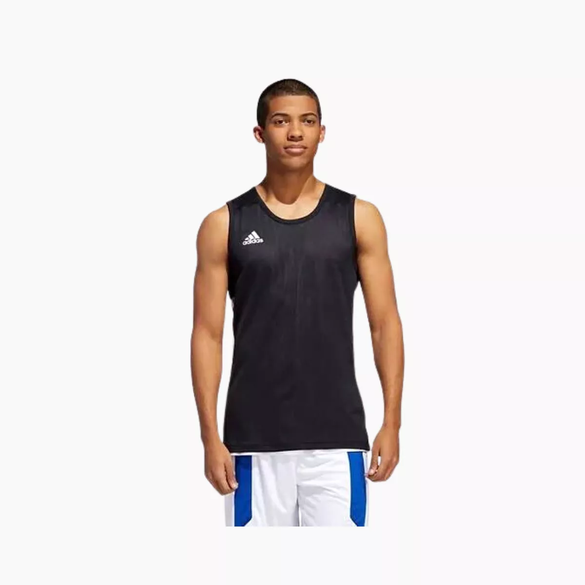 Adidas 3G Speed Reversable Men's Basketball Jersey -Black/White