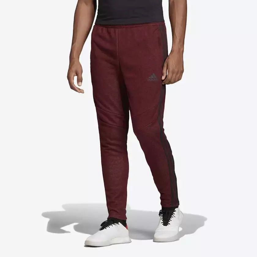 adidas Men's Tiro 19 Fleece Track Pants - Burgundy