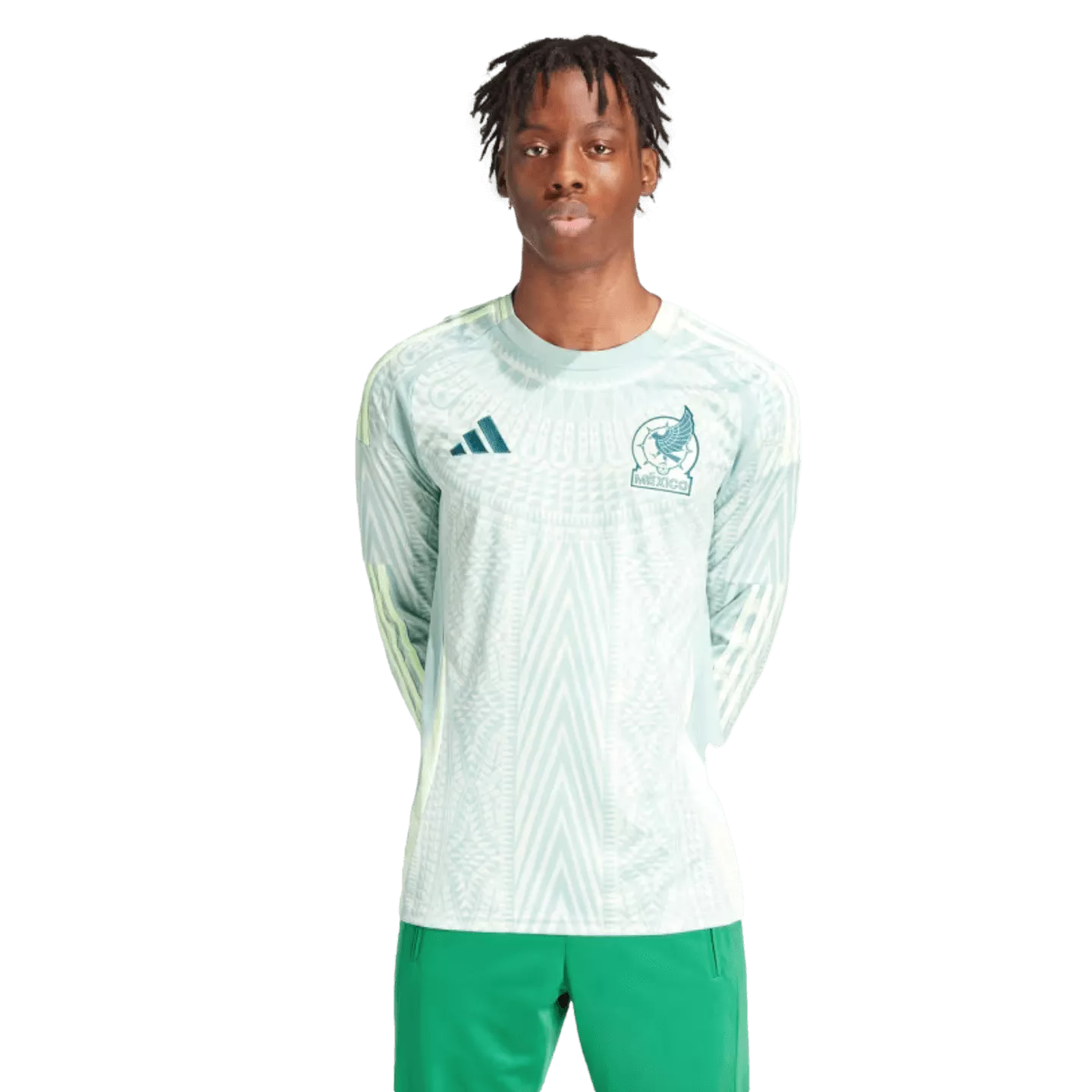 Adidas Mexico 2024 Long Sleeve Away Jersey