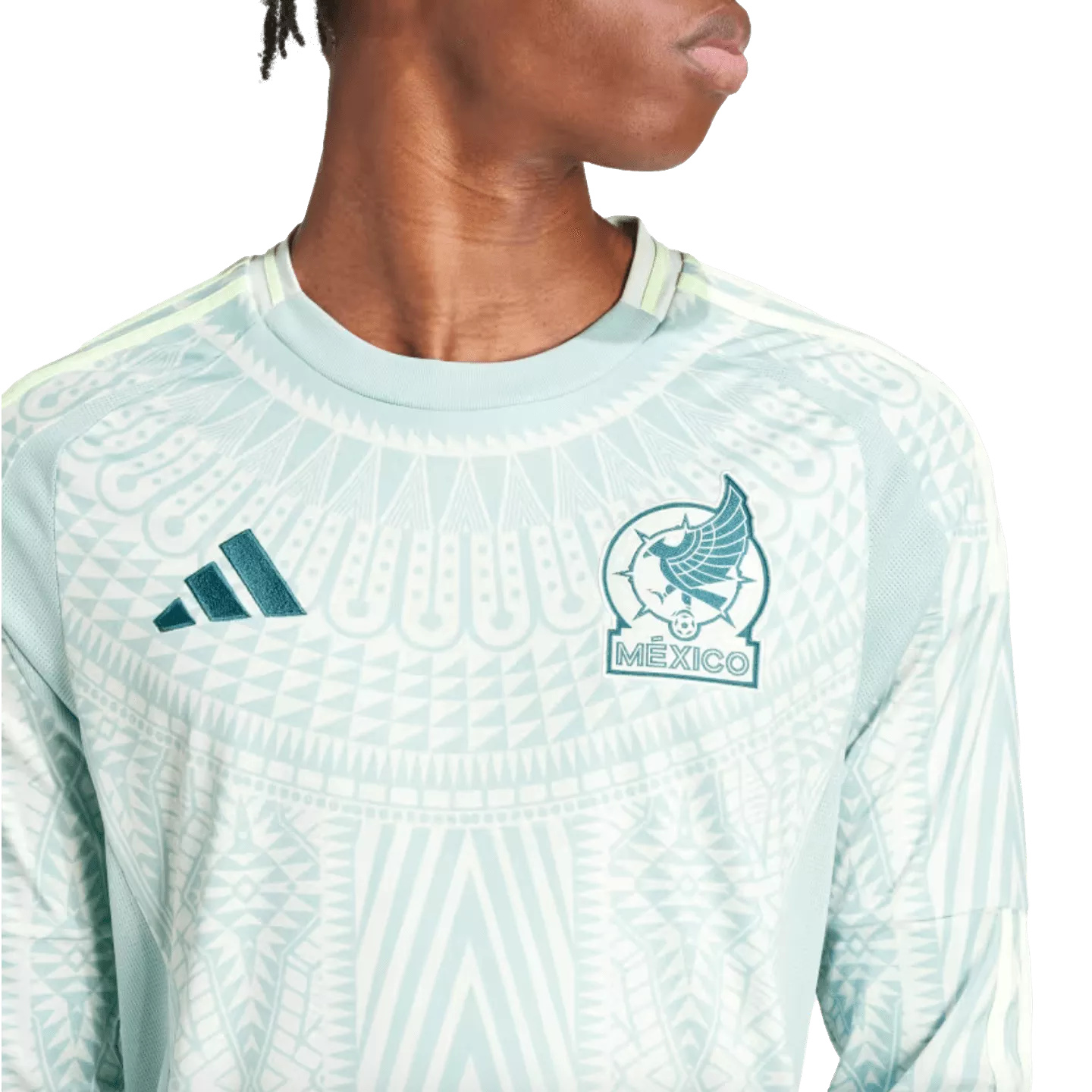 Adidas Mexico 2024 Long Sleeve Away Jersey