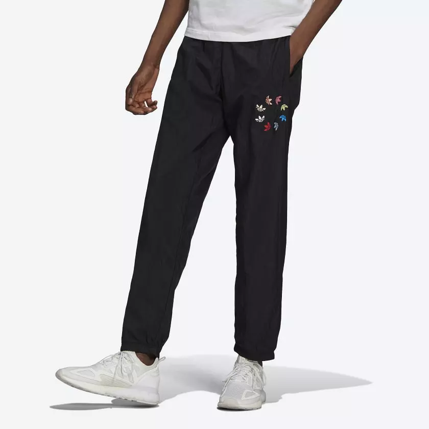 Adidas Originals Men's Adicolor Shattered Trefoil Pants - Black