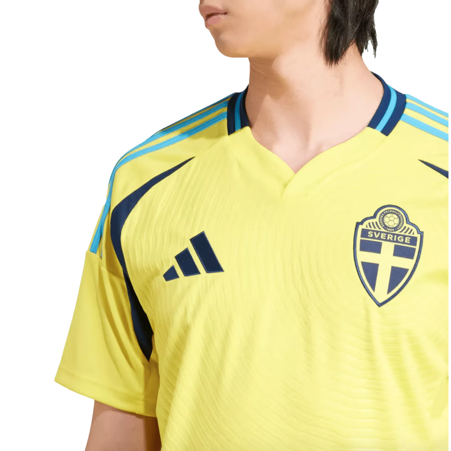 Adidas Sweden 2024 Home Jersey