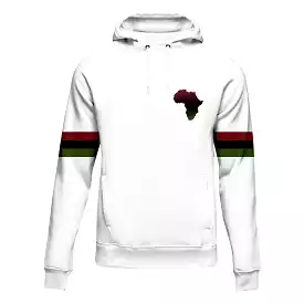 Africa PRIDE Men's White Hoodie