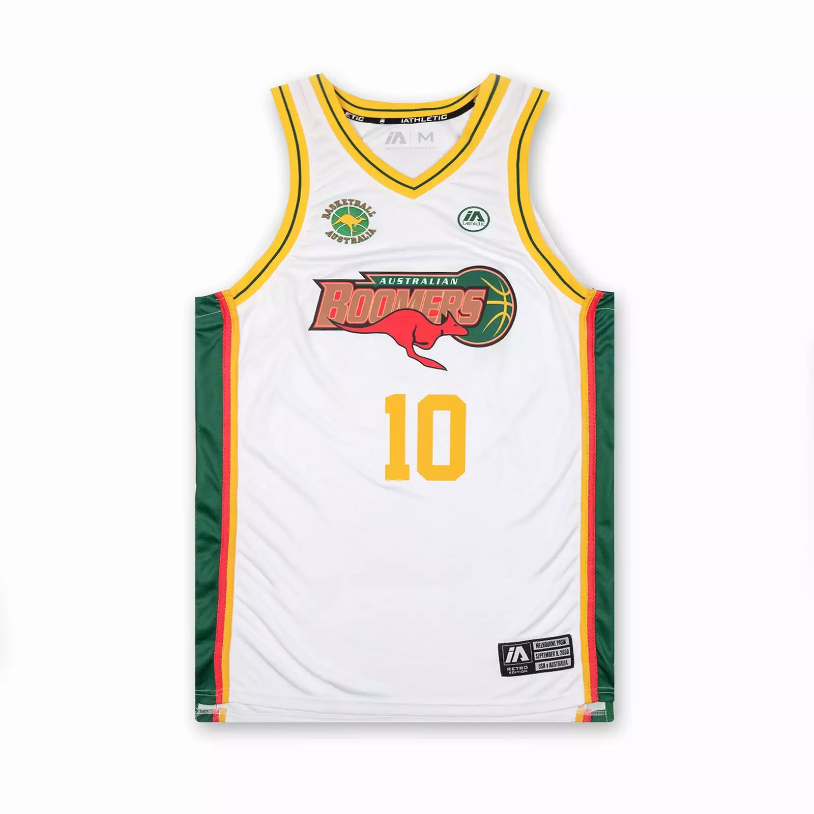 Andrew Gaze Australian Boomers 2000 Olympic Replica Jersey - White