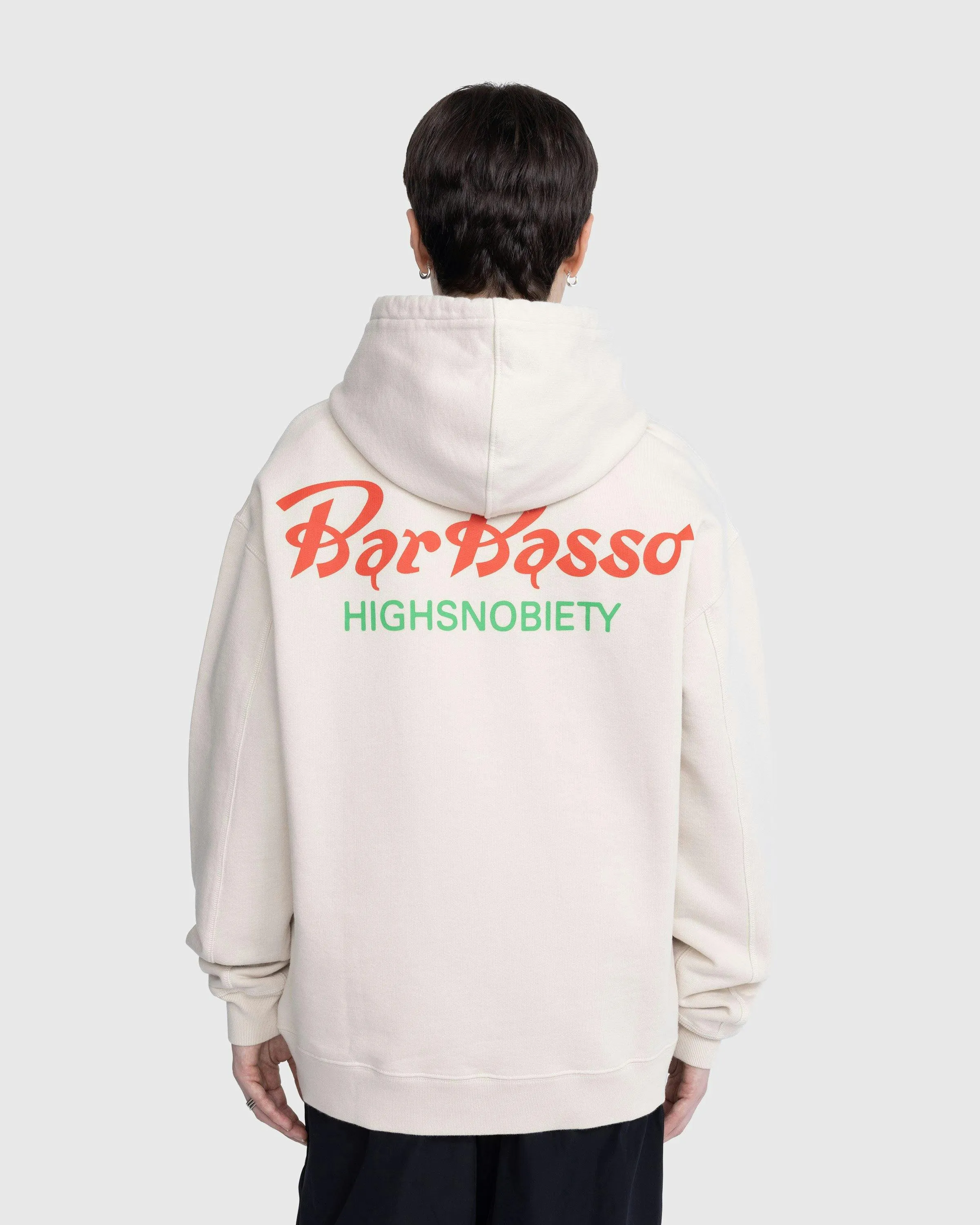 Bar Basso x Highsnobiety – Logo Hoodie Eggshell | Highsnobiety Shop