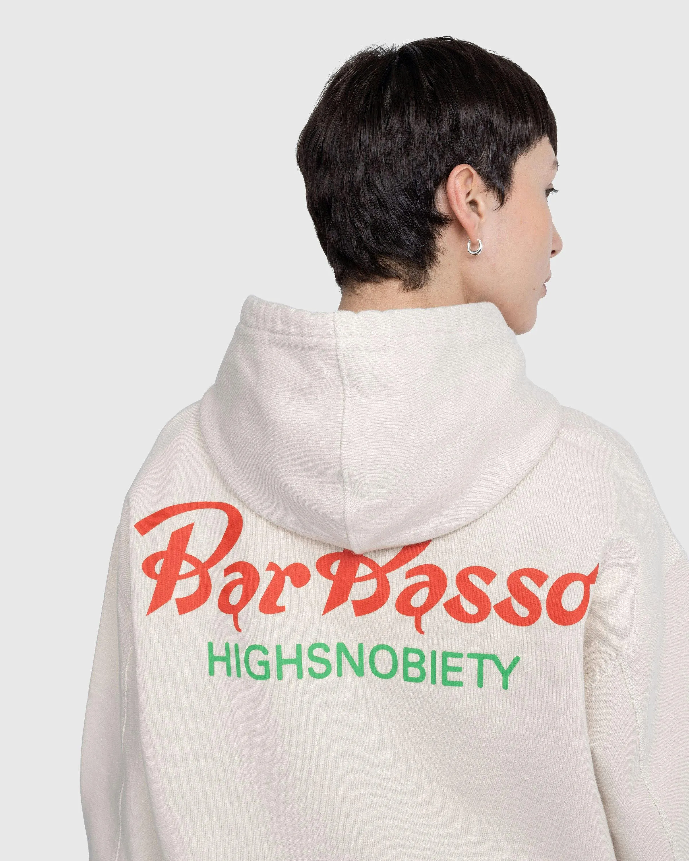 Bar Basso x Highsnobiety – Logo Hoodie Eggshell | Highsnobiety Shop