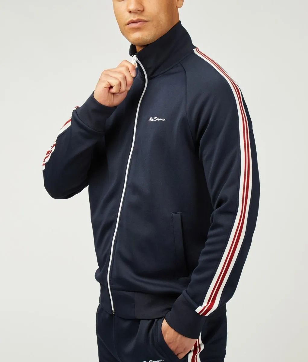 Ben Sherman House Tape Track Jacket Dark Navy