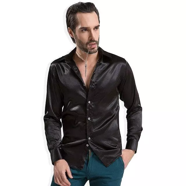 Bolan Satin Silk Shirt For Men