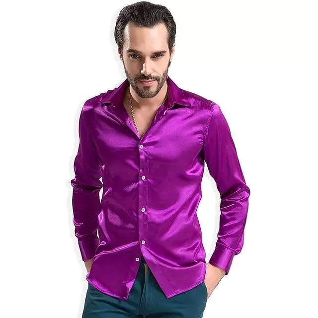 Bolan Satin Silk Shirt For Men